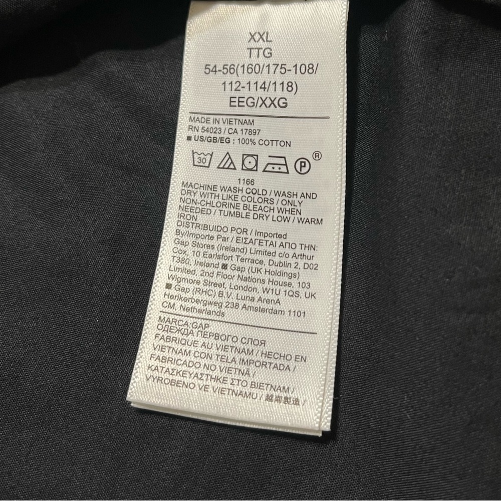 Old Navy Bubble-Sleeve Poplin Black‎ top Blouse - Picture 14 of 16
